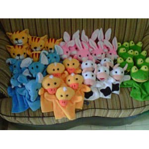 Boneka Tangan karakter Binatang