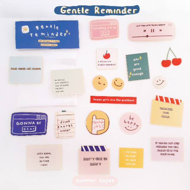 

Summer Tapes - Gentle Reminder Sticker Flakes