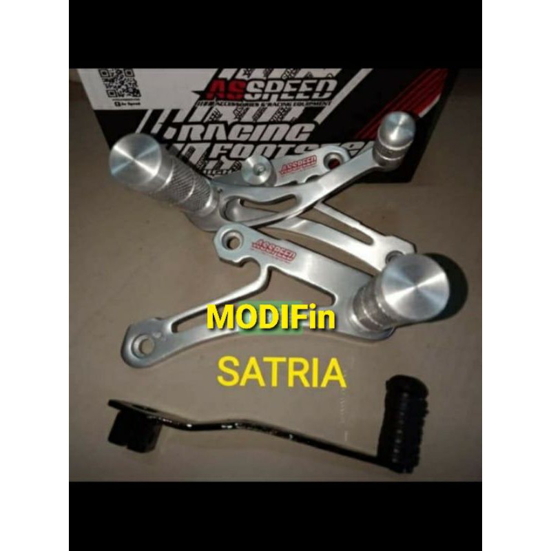 foot step ub SATRIA 2Tak footstep underbone SATRIA RU 120 R Hiu Lumba Lumba 2T as speed racing