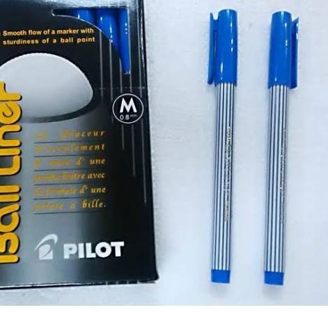 

✭ Pulpen pen ball liner pilot M 0.8 mm - Hitam ➲