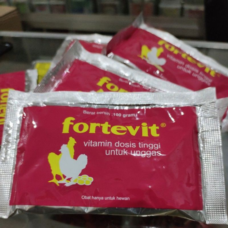 FORTEVIT 100 gram vitamin dosis tinggi utk unggas