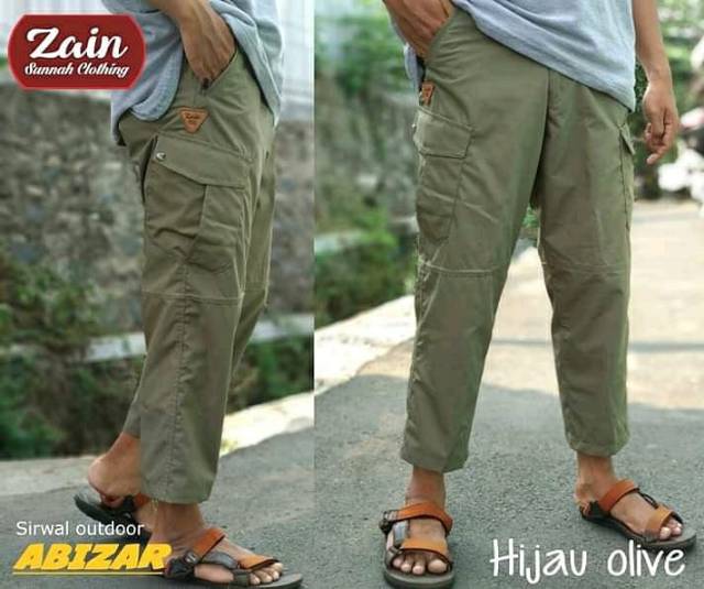 Celana sirwal outdoor Abizar by zain sirwal | sirwal gunung outdoor bahan ribstop