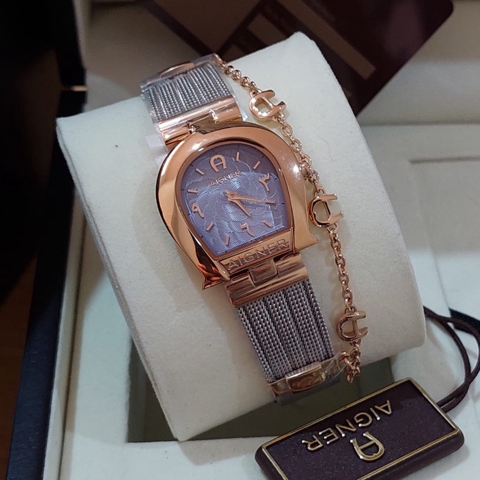 JAM WANITA AIGNER CREMONA A115264 SILVER ROSEGOLD PURPLE ORIGINAL