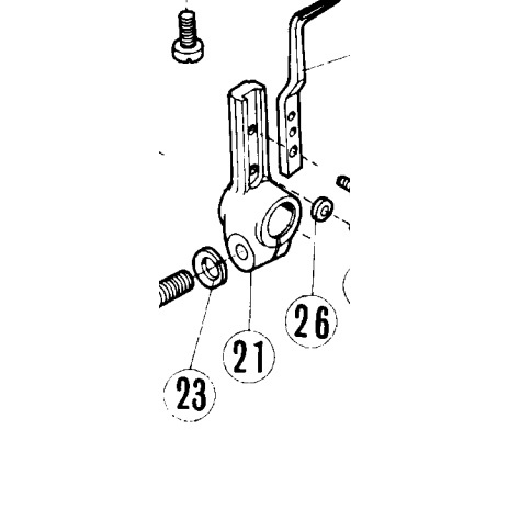 204093 Looper Lever Pegasus L32 Mesin Jahit Obras