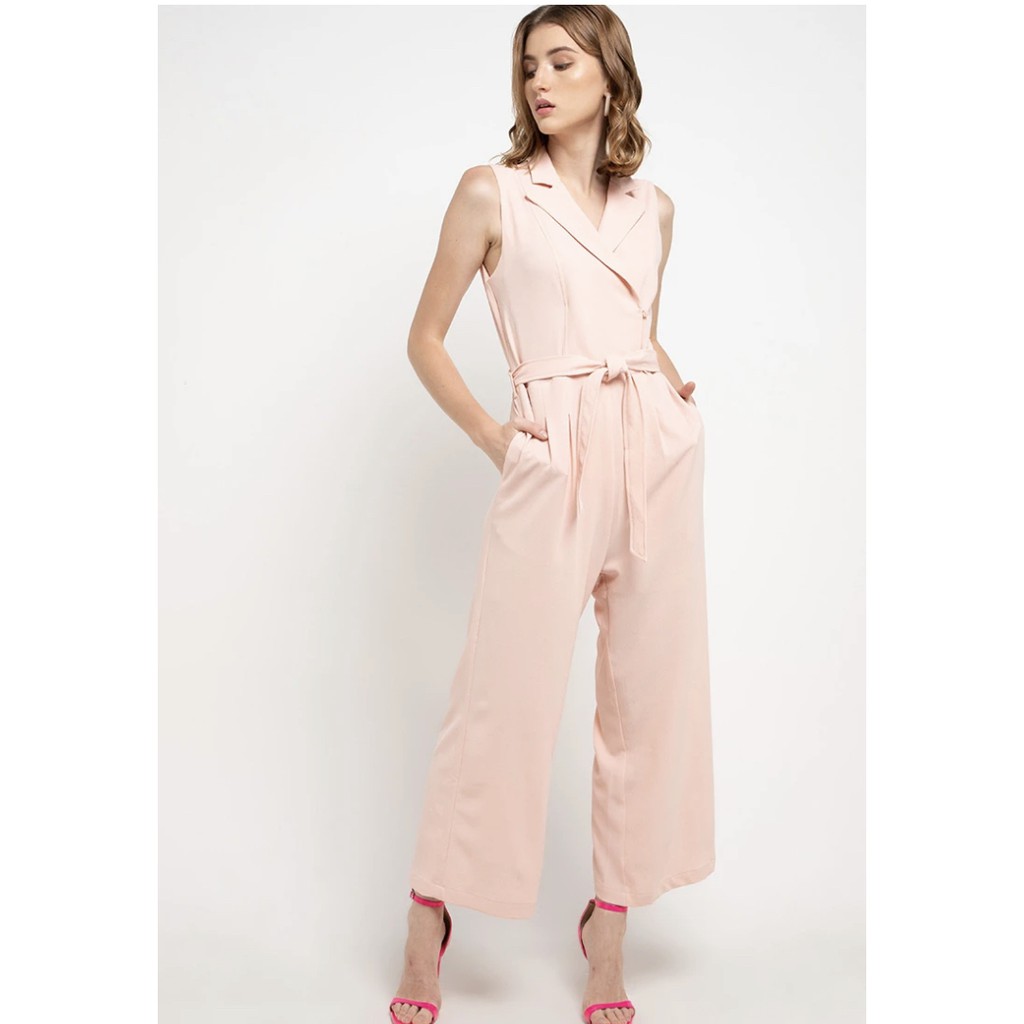 ETOILED'ELFAS JUMPSUIT WANITA TIARA PEACH