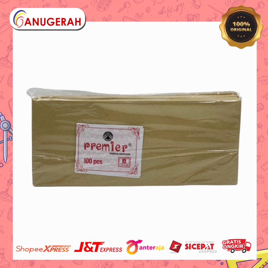 

SAMSON PREMIER B AMPLOP COKLAT (PACK 100)