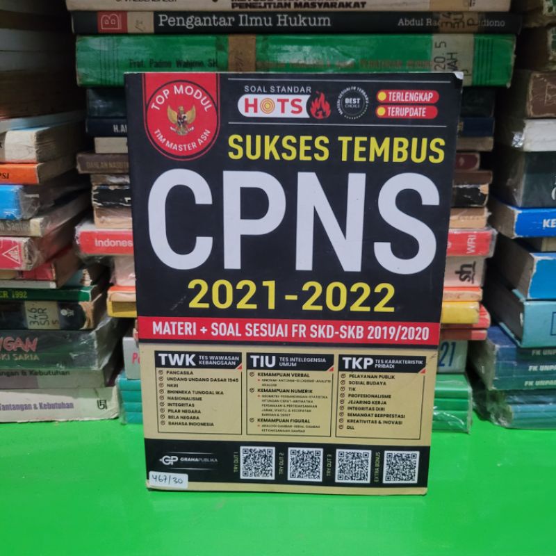 BUKU KUMPULAN SOAL - SOAL CPNS - SUKSES TEMBUS CPNS 2021-2022