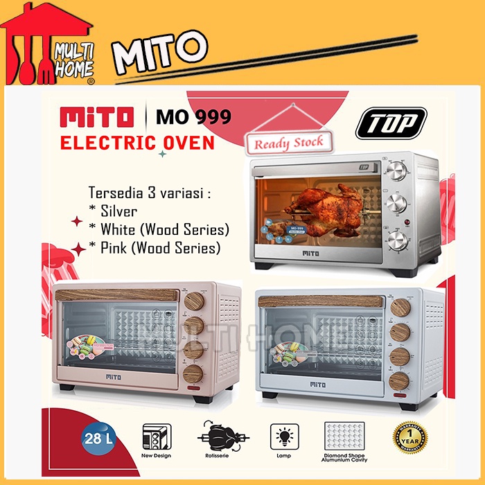 Oven Mito TOP MO999 Kapasitas 28 Liter / MO 999 - ORIGINAL9