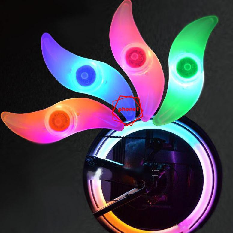 DACHELUN Lampu Ban Sepeda Colorful LED Bicycle Wheel Light 1 PCS DC-889 Multi-Color QTZ65 Grab Medan