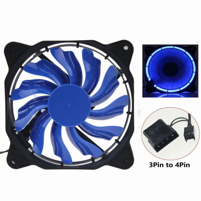 Fan Casing  Processor Alseye 12cm Round Eclips Blue