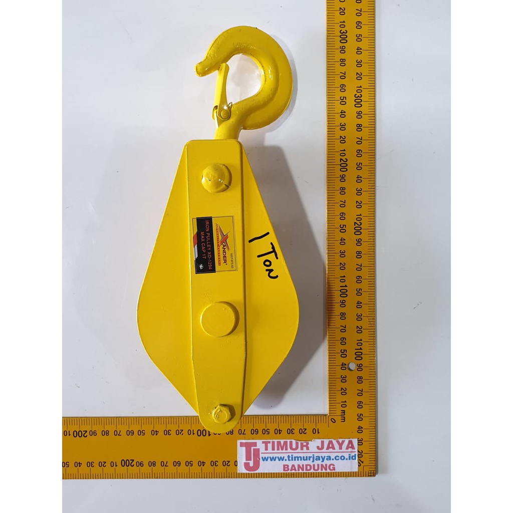 Pulley Block 1 Ton / Xander Kerekan Sumur / Katrol Kapal XD 1294