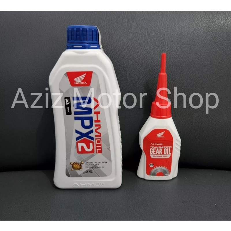 OLI MESIN + OLI GARDAN SET HONDA MATIC BEAT VARIO SCOOPY SPACY DLL PROMO MURAH