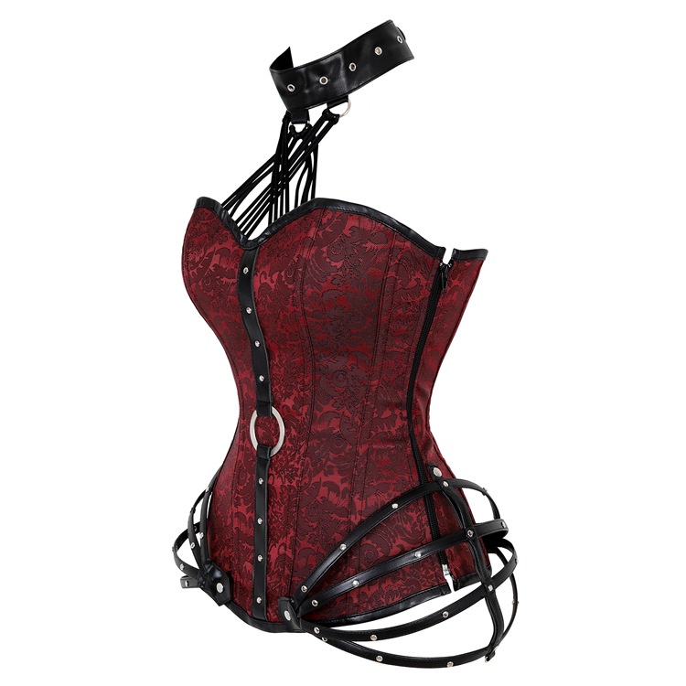 Simple Pattern Corset Neck Strap Korset 2623 (M-XXL)