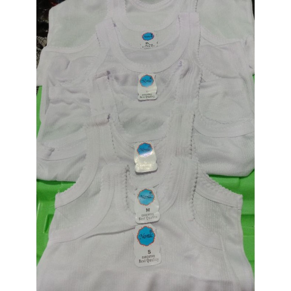 singlet nonic/singlet anak/kaos dalam putih