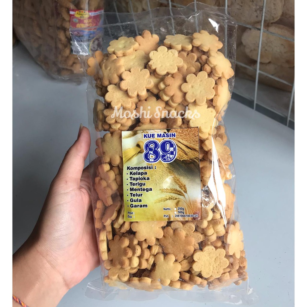 

Kue Masin 89 Asli Bangka 500gr / Kue Asin 89 / Cookies Kue Kering Tradisional Bangka