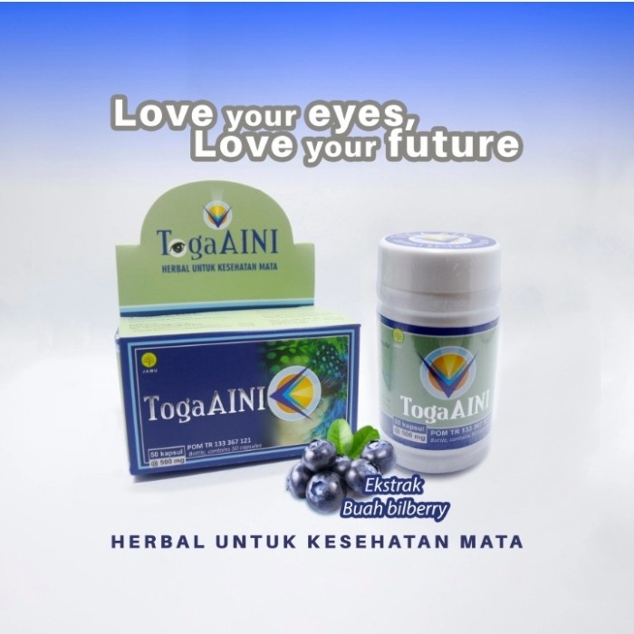 

Toga Aini herbal membantu memelihara kesehatan mata Toga Nusantara 50 kapsul