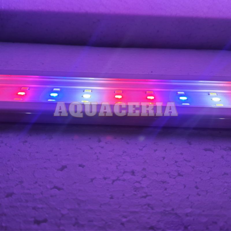 Lampu led aquarium ikan hias recent PA 800 3xganti warna aquascape