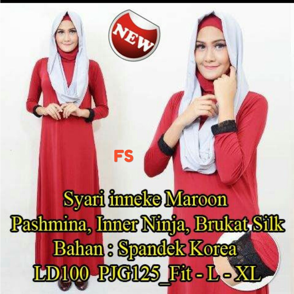 baju muslim/baju syar'i/baju wanita muslim/gamis/kerudung/pasmina/jilbab