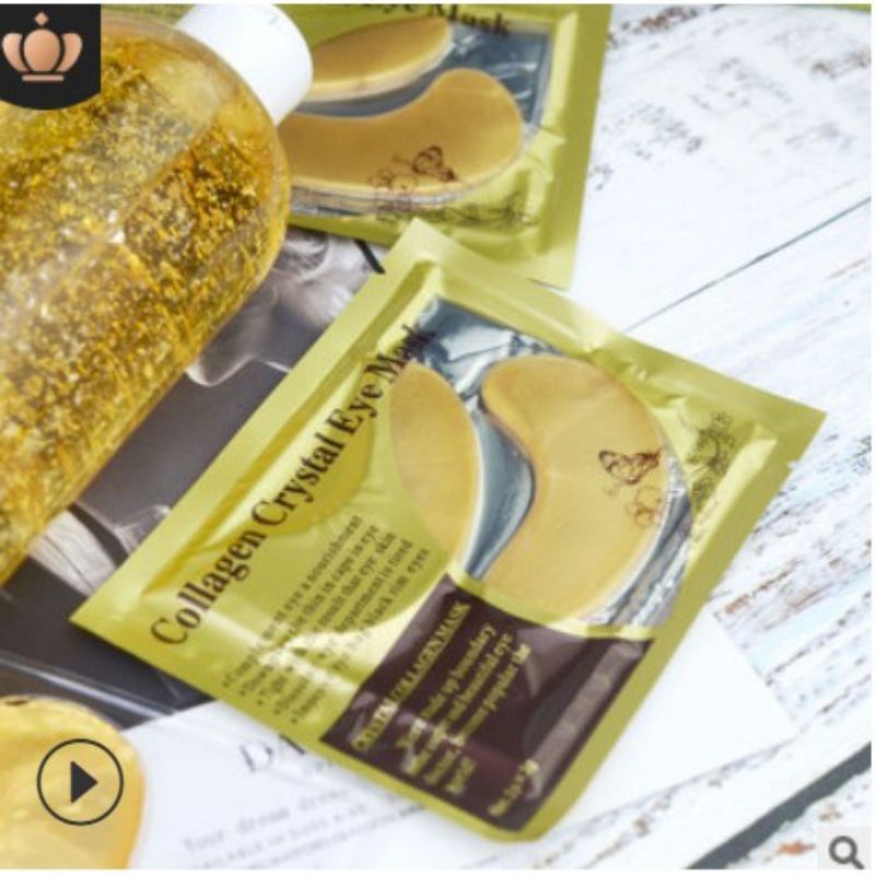 Masker Mata Crystal Collagen Gold / Eye Bag Mask Eyemask Original