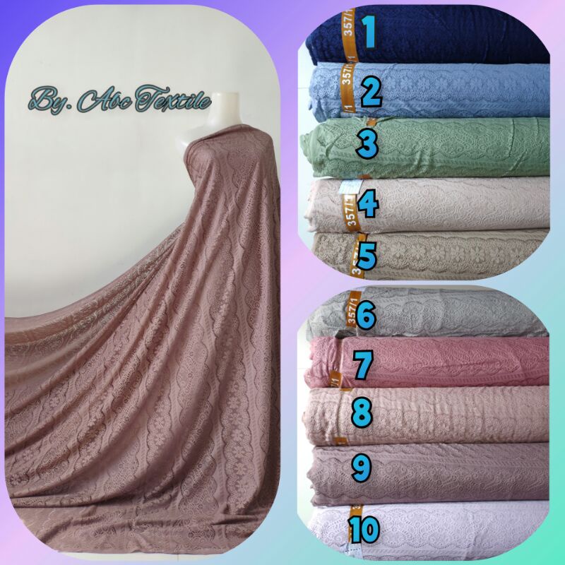 Brokat Lace (brokat renda) by. Abc Textile