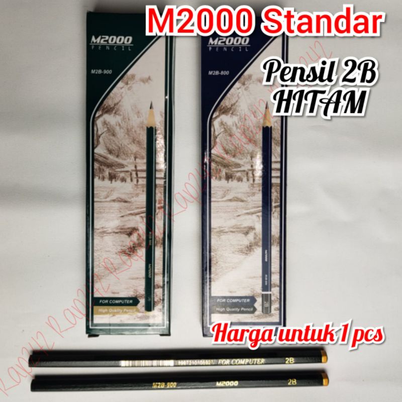 

Pensil Kayu 2B M2000 Pencil Promo Murah Sekolah Kuliah Kantor Alat Tulis dan Gambar Rap242