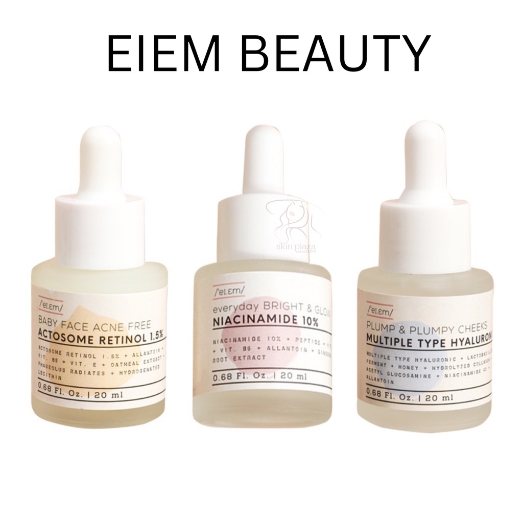 Eiem Beauty Serum Series Brightening Niacinamide 10% | Acne + Anti Aging retinol 1.5% | Hydration Hyaluronic + Niacinamide 4% BPOM