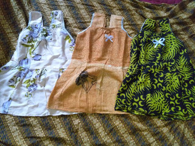 (1kg=20pcs) Daster Anak Katun, Daster Anak Murah, Batik Anak Cantik Lucu,baju Anak Batik