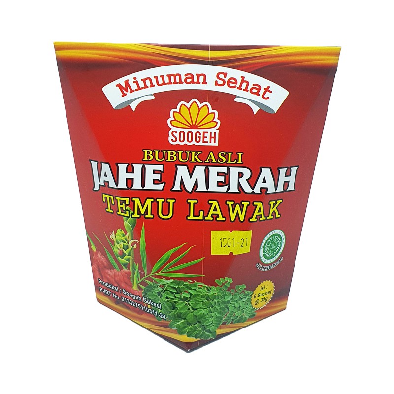 Jual Soogeh Bubuk Asli Jahe Merah Temulawak Instan Sachet X Gr Shopee Indonesia