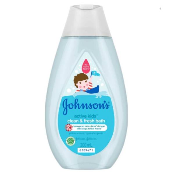 JOHNSON'S Active Kids Clean Fresh Bath - 200ml