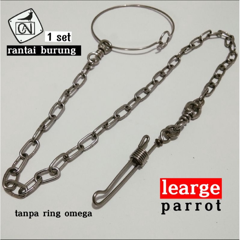 rantai burung 2 mm tanpa ring omega