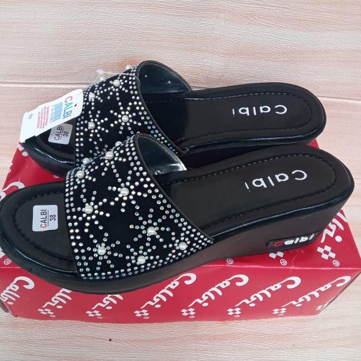 Muraaaahh.. SANDAL WANITA CALBI TERBARU/SANDAL WEDGES WANITA TERBARU 2022 TERMURAH / SANDAL SELOP WA
