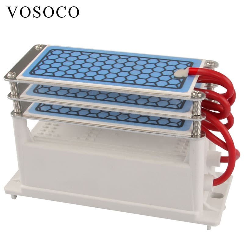 VOSOCO Ozonizer DIY Ozone Generator Portable Ceramic Plate Air Purifier 15g/h - VOS15 - White