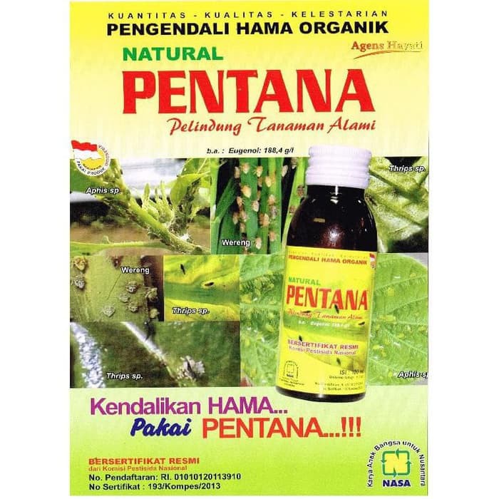 Pestisida Organik Natural PENTANA NPA NASA PEMALANG