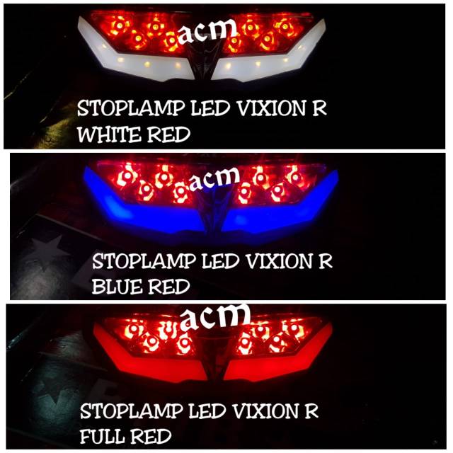 Lampu stop Stoplamp led 3in1 Yamaha Xabre , Vixion R