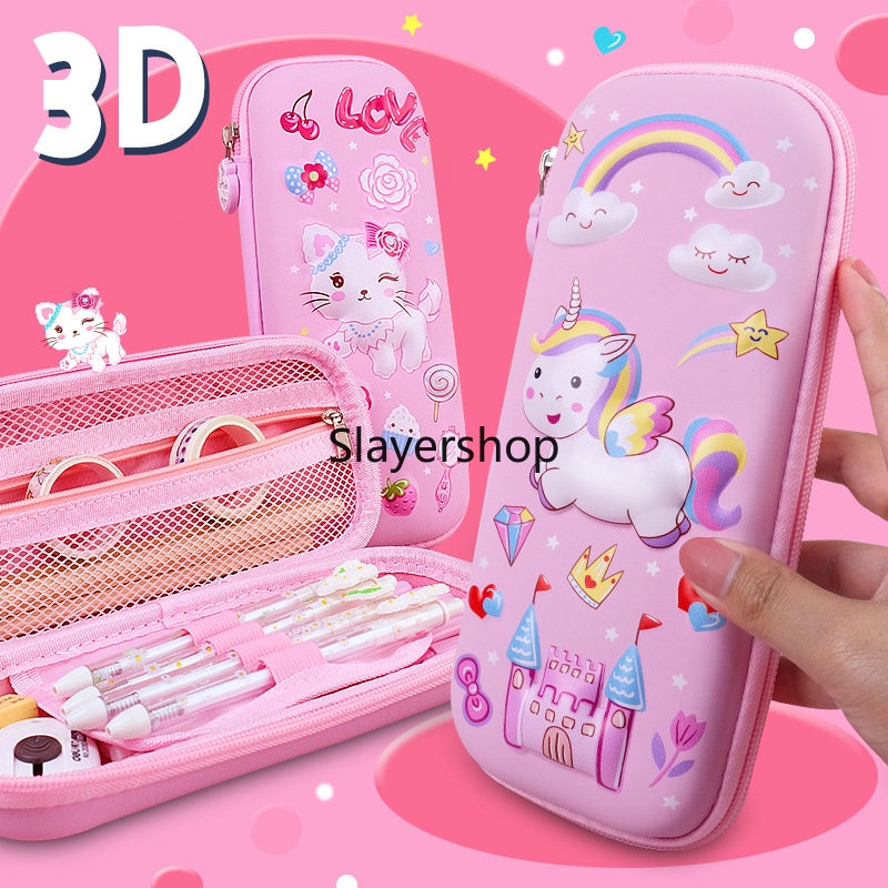 

The Smiggle Tempat Pensil Bentuk Unicorn 3d Bahan Eva
