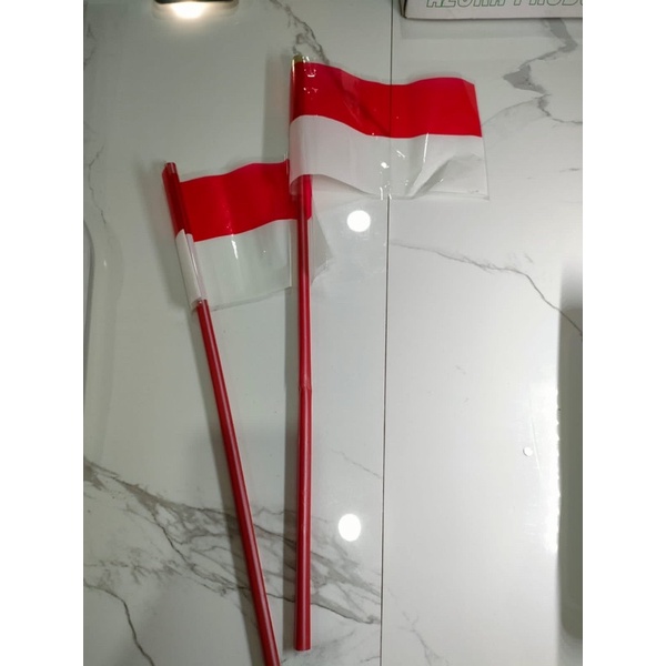 Bendera gagang plastik