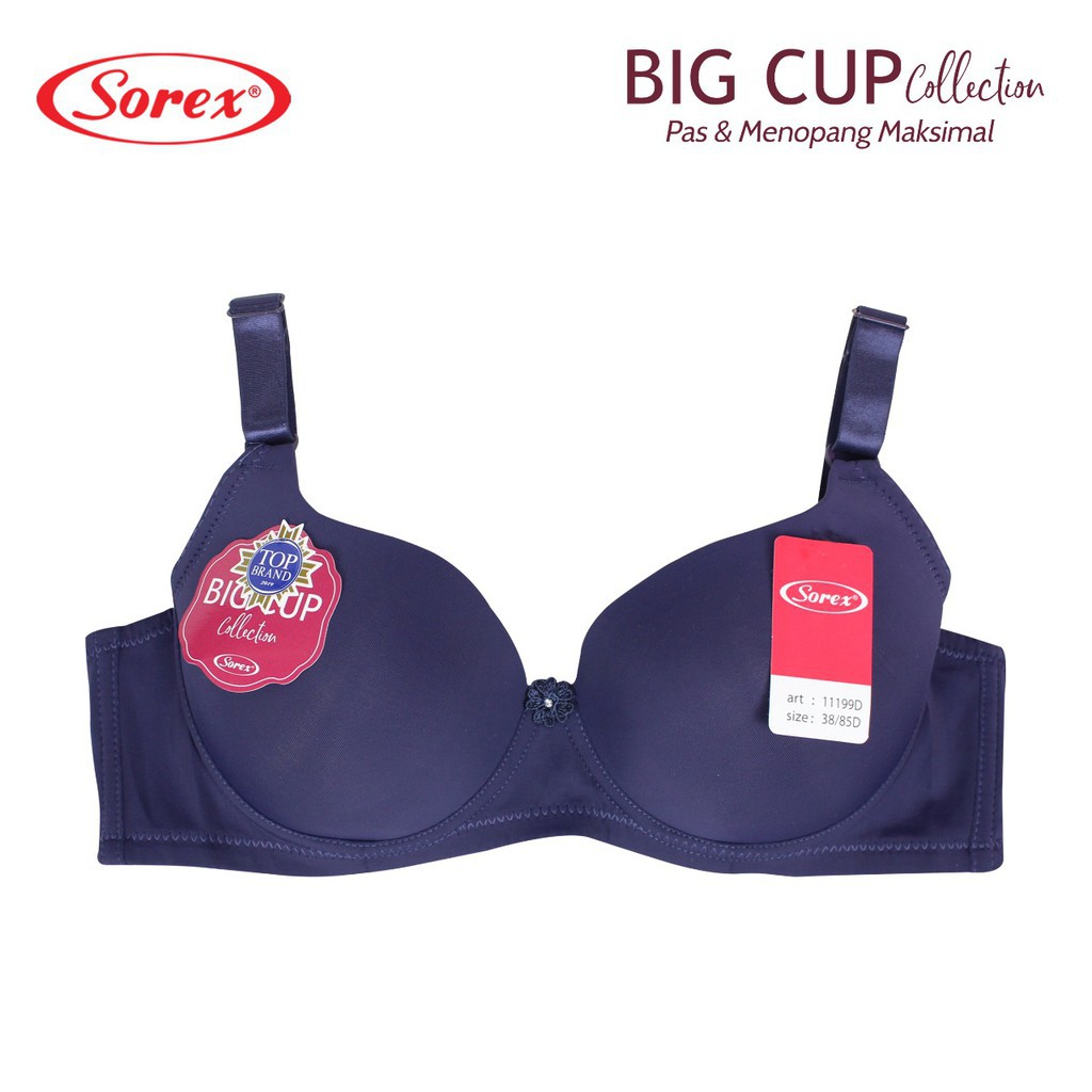 Bra Sorex Art. 11199D Big Cup / BH Busa Cup Besar Kawat Kait 3 Cup D Premium