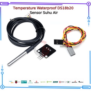 Jual Sensor Suhu Waterproof DS18B20 Digital temperature sensor Kit ...