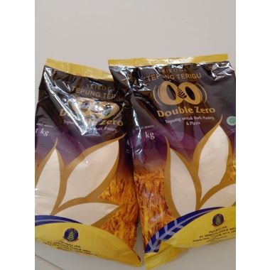 

Double Zero OO Sriboga tepung terigu 1 Kg Halal Free Bubble Wrap dan Dus Tebal