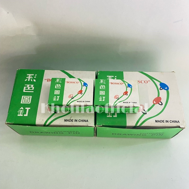 

PAKU PINES THUMB TACKS WARNA BOSSCO