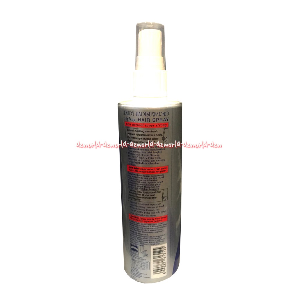 Rudy Hadisuwarno Styling Hair Spray Super Strong Gingseng Rambut 200ml