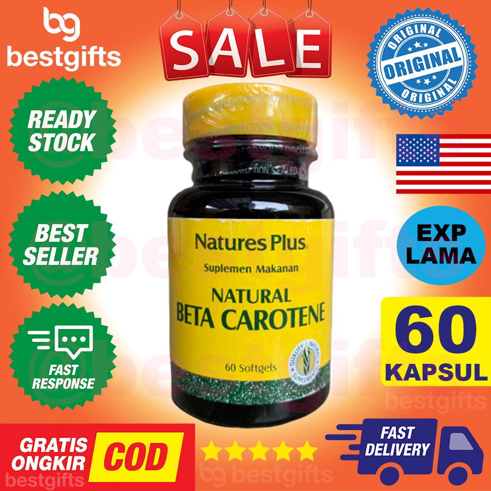 Jual NATURE'S NATURES NATURE PLUS NATURAL BETA CAROTENE ANTIOKSIDAN
