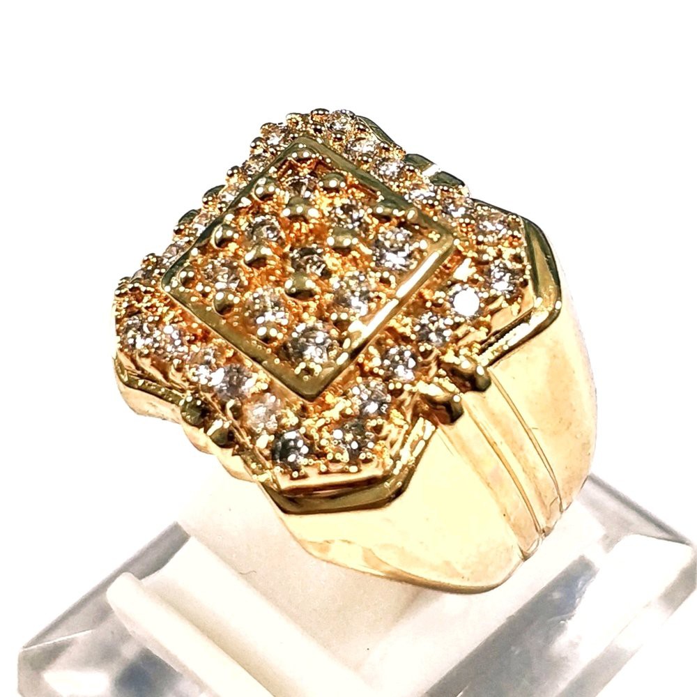 CINCIN PERMATA AMERICAN DIAMOND 9 SET MATA GOLD VERSION