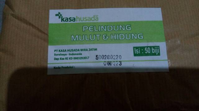 Masker 3ply kasa husada