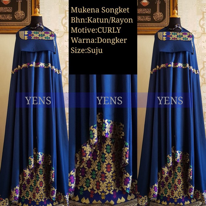 Bagus Banget Mukena Katun Terbaru Adem / Mukena Jumbo / Mukena  FW525  Motif Etnic / Songket Bali