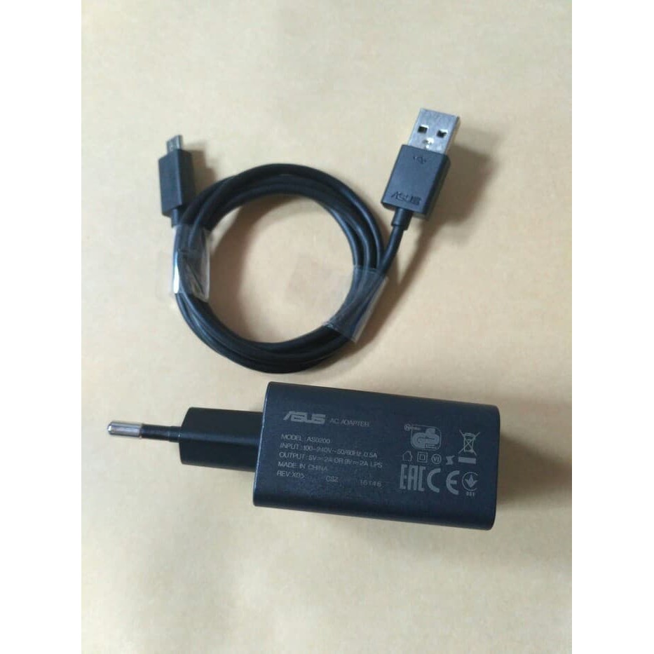 COD Bayar Di Tempat ] Charger Asus Zenfone 2,A 9v Original 100% Fast Charging qc-3 micro