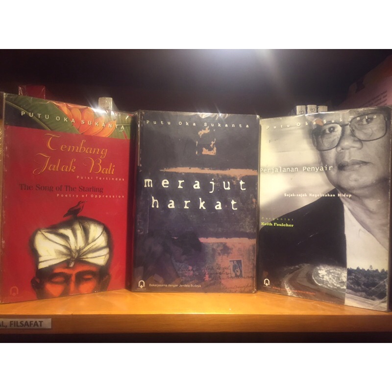 Paket 3 Buku Putu Oka Sukanta Tembang jalak Bali Merajut Harkat Perjalanan Penyair Sajak sajak kegel