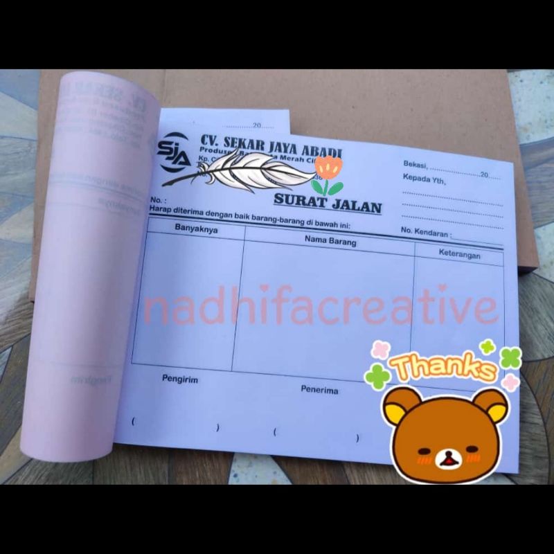 

Nota Toko Nota NCR Rangkap 2 / Surat Jalan