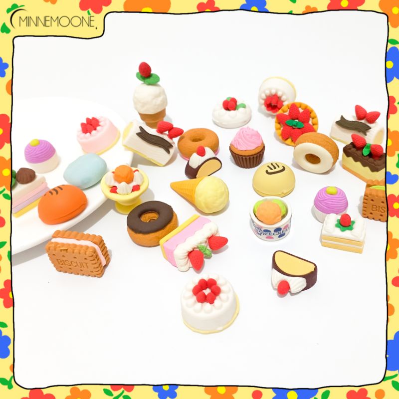 

[MinneMoone] penghapus pensil / stip karakter lucu : seri dessert