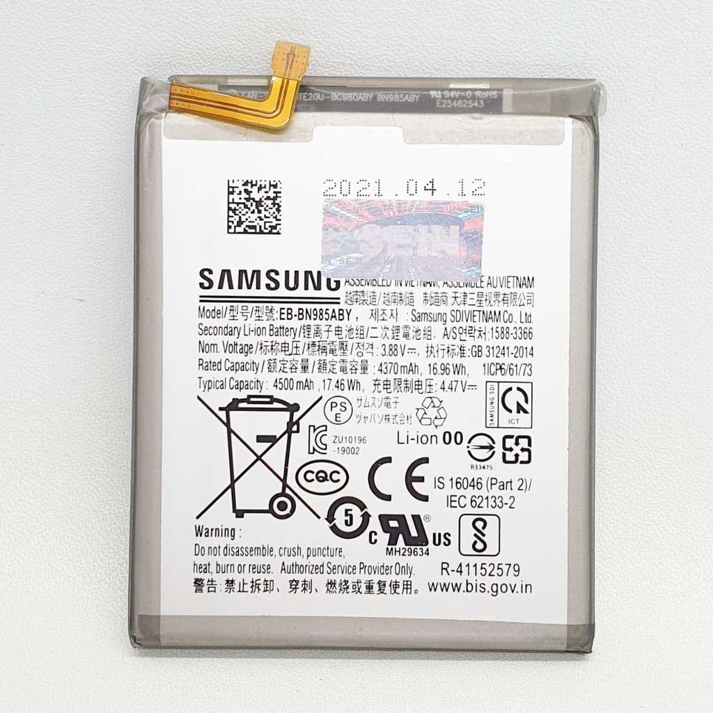 Baterai Samsung Galaxy Note 20 Ultra EB-BN985ABY Original 100%